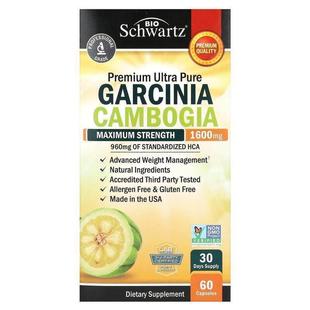 BioSchwartz,Garcina Cambogia, Maximum Strength, 1,600 mg, 60