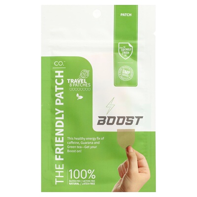 The Friendly Patch Boost能量贴片维生素 B周末清新心情好状态