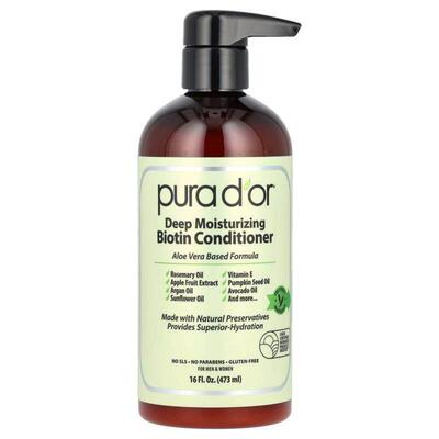 Pura D'or,Deep Moisturizing Biotin Conditioner, 16 fl oz (47