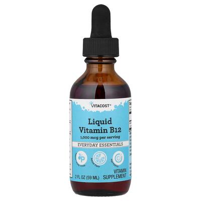 Vitacost,Liquid Vitamin B12, Natural, 2 fl oz (59 ml)