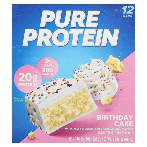 纯蛋白,Gluten Free Bars, Birthday Cake