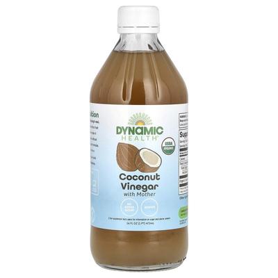 Dynamic Health,Organic Coconut Vinegar with Mother, 全 Raw V