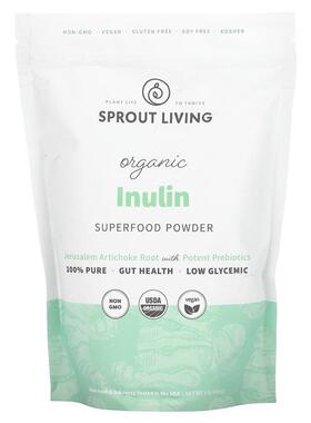 Sprout Living,Organic Inulin, Superfood Powder, 1 lb (450 g)