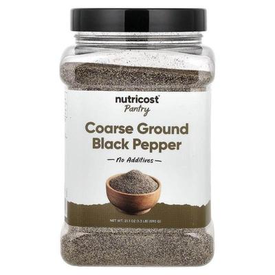 Nutricost,Pantry, Coarse Ground Black Pepper, 21.1 oz (590 g