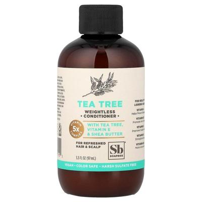 Soapbox,Tea Tree Weightless Conditioner, 3.3 fl oz (97 ml)
