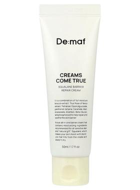 DE:MAF,Creams Come True, Squalane Barrier Repair Cream, 1.7