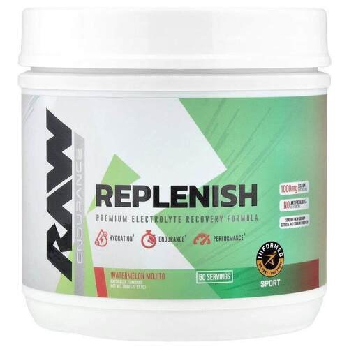 Raw Nutrition,Replenish, Watermelon Mojito , 27.51 oz (780 g