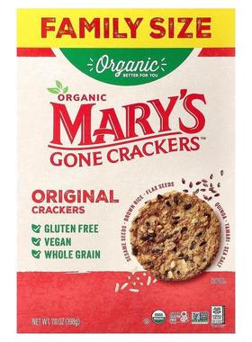 Mary's Gone Crackers,经典原味饼干，7 盎司（198 克）