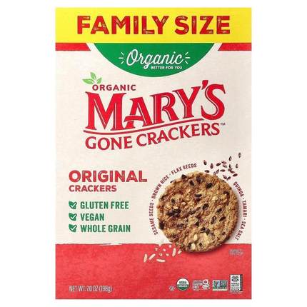 Mary's Gone Crackers,经典原味饼干，7 盎司（198 克）