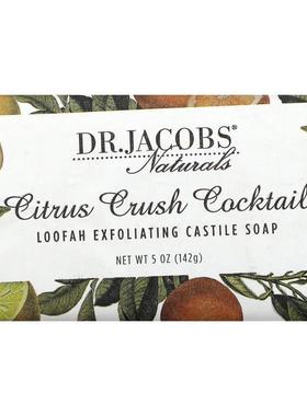Dr. Jacobs Naturals,Loofah Exfoliating Castile Bar Soap, Cit