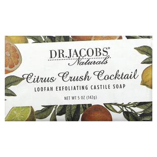Dr. Jacobs Naturals,Loofah Exfoliating Castile Bar Soap, Cit