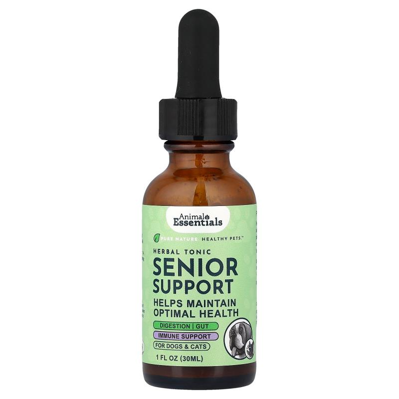 Animal Essentials,Senior Support, For Dogs & Cats, 1 fl oz (