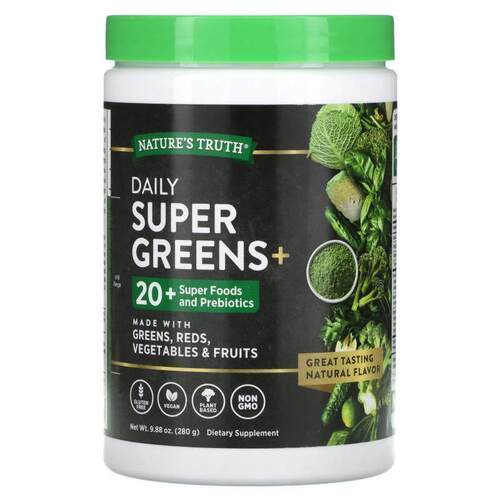 Nature's Truth,日常 Super Greens+，9.88 盎司（280 克）
