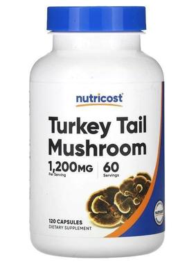 Nutricost,Turkey Tail Mushroom, 600 mg, 120 Capsules