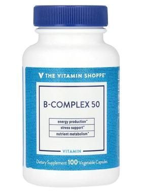 The Vitamin Shoppe,B-Complex 50, 100 Vegetable Capsules