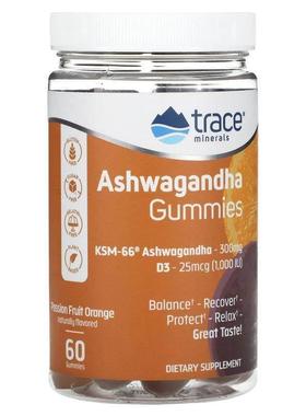 露那辛,Ashwagandha Gummies, Passion Fruit Orange, 60 Gummies