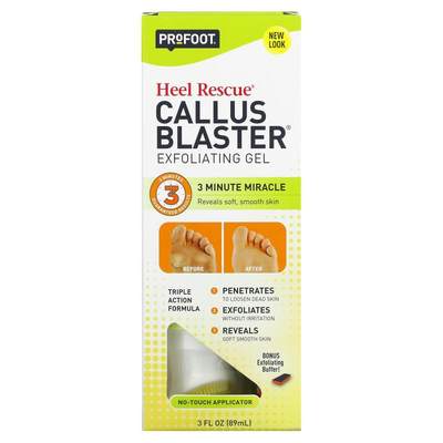 Profoot,Callus Blaster 去角质凝胶，3 液量盎司（89 毫升）