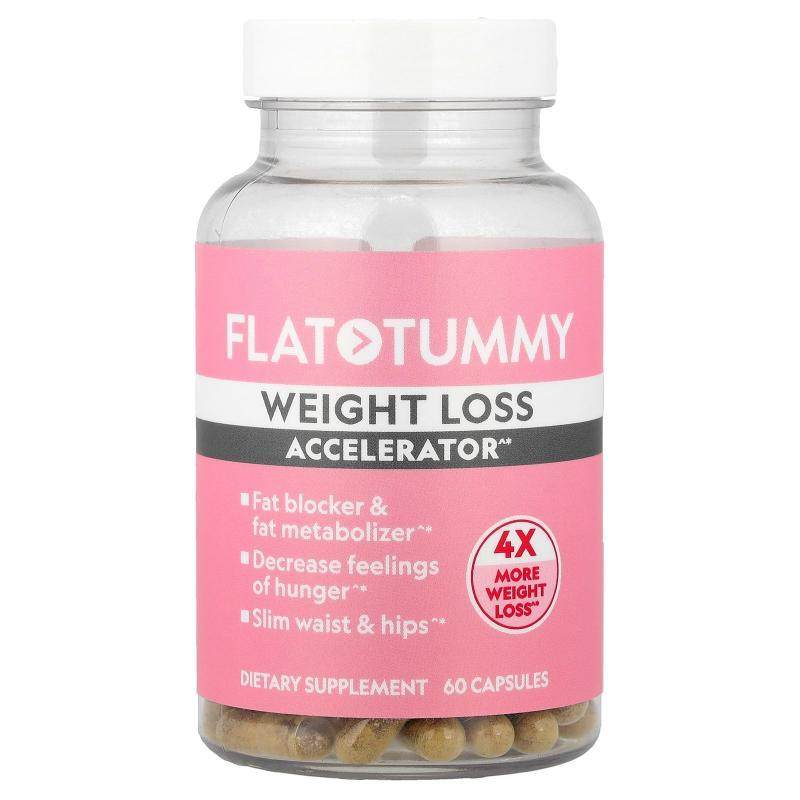 Flat Tummy,Weight Loss Accelerator, 60 Capsules