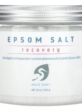 White Egret Personal Care,Epsom Salt, Recovery, Eucalyptus &