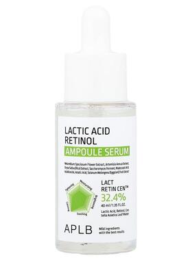 APLB,Lactic Acid Retinol Ampoule Serum, 1.35 fl oz (40 ml)