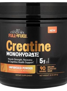 21世纪,Full Fuel 365™, Creatine Monohydrate, Unflavored, 16