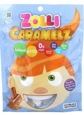 Zollipops,Zolli Caramelz, Approx. 8-9 Pieces, 3 oz (85 g)