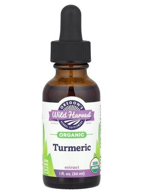 Oregons Wild Harvest,Organic Turmeric Extract, 1,000 mg, 1 f