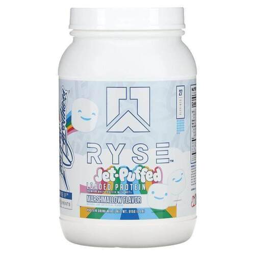 Ryse Supps,Jet-Puffed，Loaded Protein，棉花糖味，2 磅（915