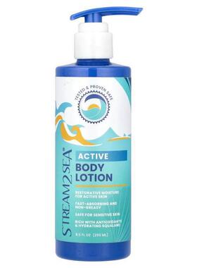 Stream2Sea,活性身体乳，8.5 液量盎司（250 毫升）