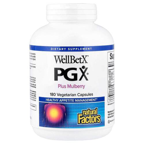 Natural Factors WellBetX PGX Plus Mulberry