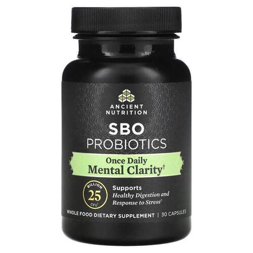 Dr. Axe / Ancient Nutrition,SBO 益生菌，保持头脑清晰，250 亿