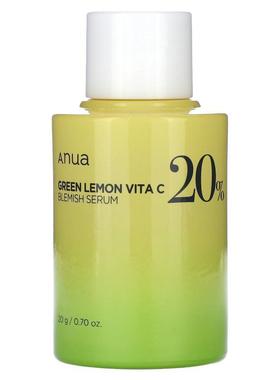 Anua,Green Lemon Vita C Blemish Serum 20%, 0.70 fl oz (20 g)