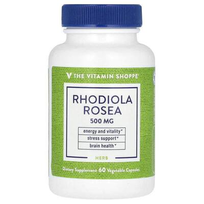 The Vitamin Shoppe,Rhodiola Rosea, 500 mg, 60 Vegetable Caps
