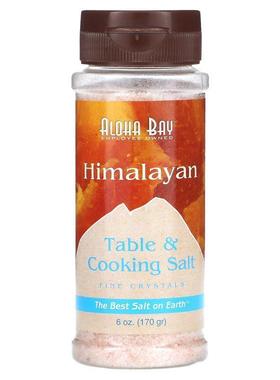 Aloha Bay,喜马拉雅餐桌和烹饪用盐，细晶粒，6 盎司（170 克）
