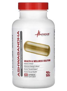 Metabolic Nutrition南非醉茄&amp;amp;amp;nbsp;90 Capsules