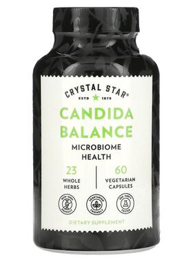 Crystal Star,Candida Balance™ 素食胶囊，60 粒装