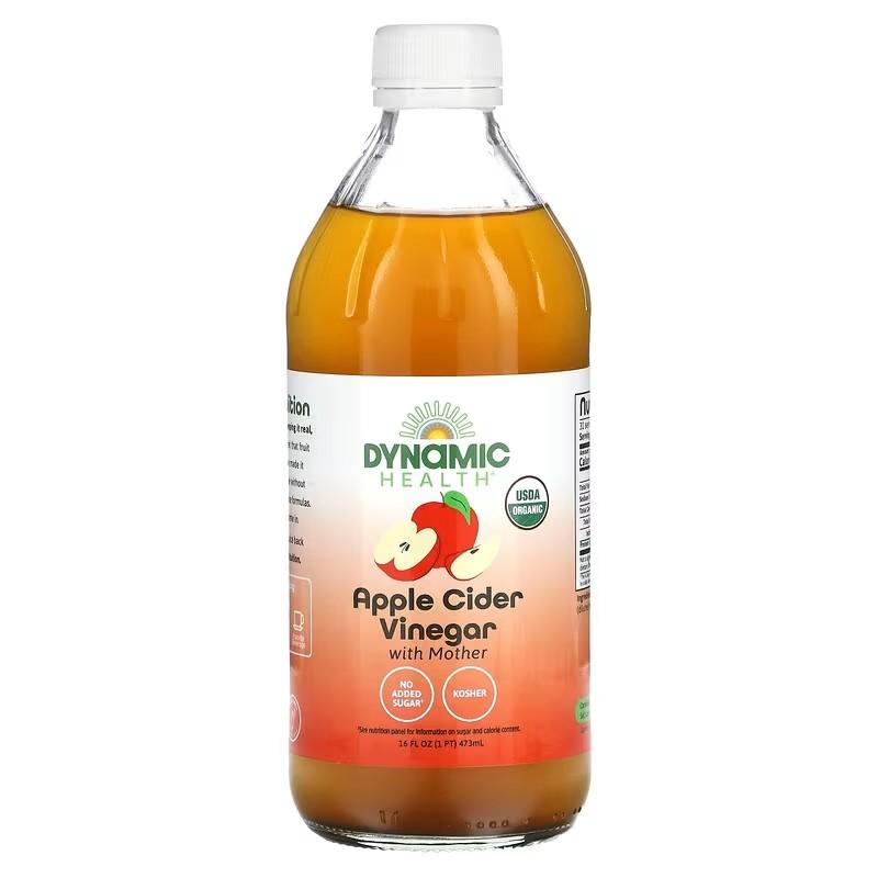 DynamicHealth含醋母原生态苹果醋天然酵素消化代谢促进帮助