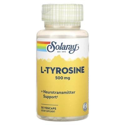 Solaray,L-Tyrosine, 500 mg, 100 VegCaps