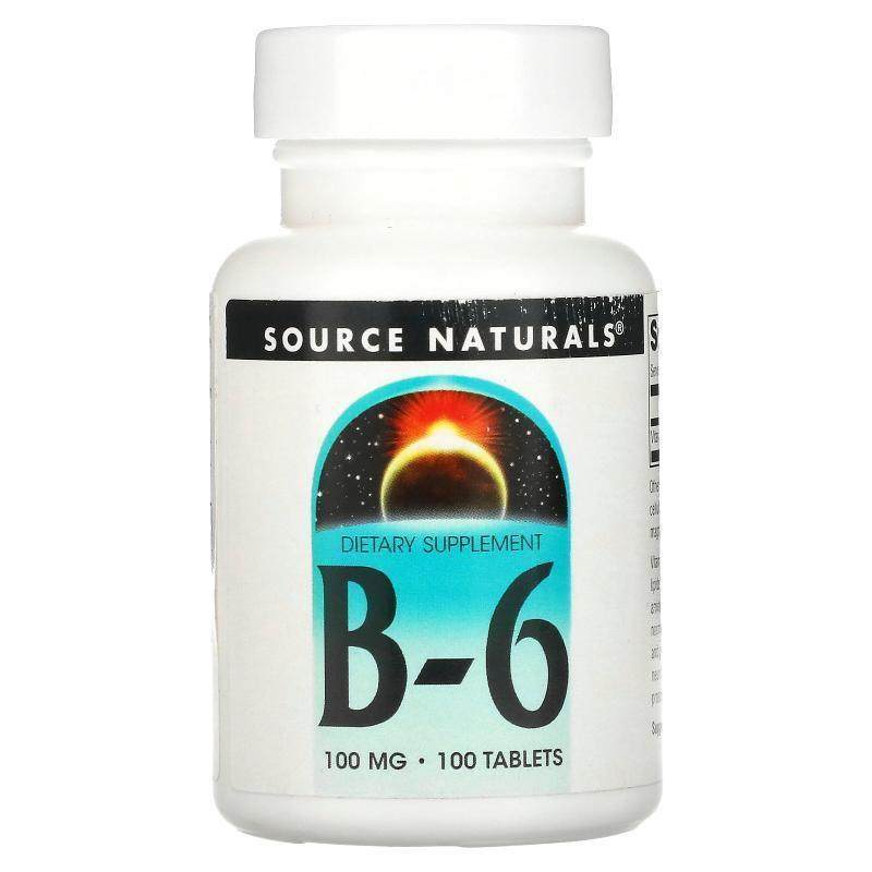 Source Naturals 维生素B6片剂