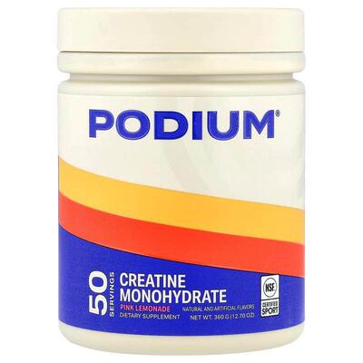 Podium Nutrition,Creatine Monohydrate, Pink Lemonade, 12.7 o