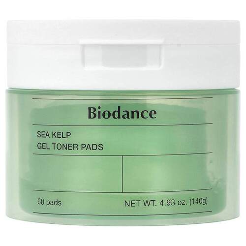 Biodance,Sea Kelp Gel Toner Pads, 60 Pads