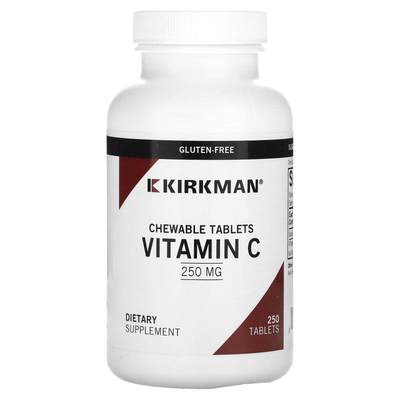 Kirkman Labs,Chewable Vitamin C, 250 mg, 250 Tablets