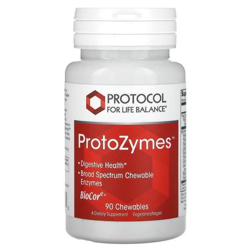 Protocol for Life Balance,ProtoZymes, 90 Chewables