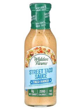 Walden Farms,Street Taco Sauce, Lime Crema, 12 fl oz (355 ml
