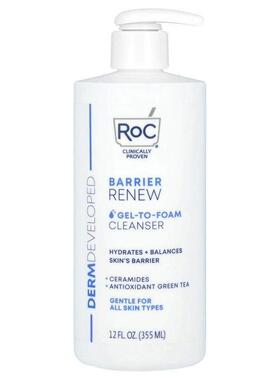 洛克,Barrier Renew, Gel-To-Foam Cleanser, 12 fl oz (355 ml)