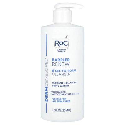 洛克,Barrier Renew, Gel-To-Foam Cleanser, 12 fl oz (355 ml)