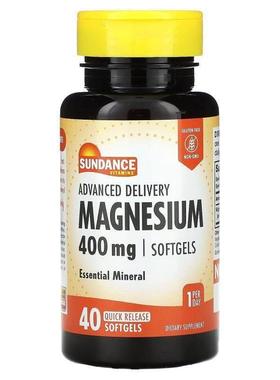 Sundance,Advanced Delivery Magnesium, 400 mg, 40 Quick Relea