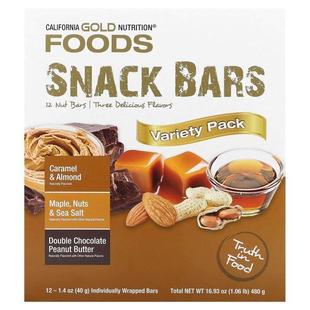 FOODS Variety Pack California Bars Nutrition Snack Gold