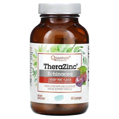 Quantum Health,TheraZinc, Echinacea, Cherry Mint , 60 Lozeng