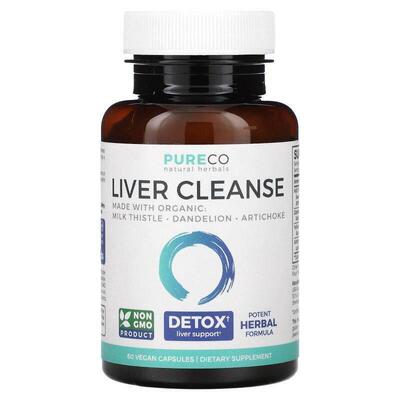 Pure Co.,Liver Cleanse, 60 Vegan Capsules